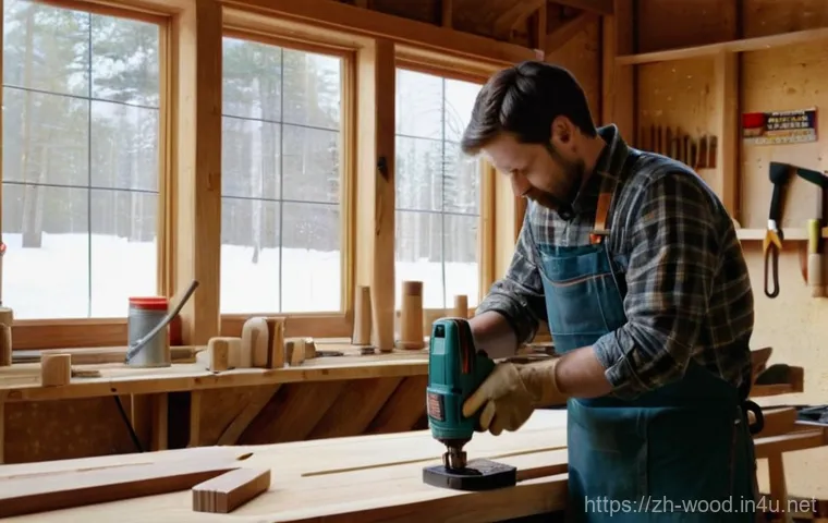 목공예 창업 준비 가이드 - **Prompt 1: The Passionate Woodworker's Craft**
    "A candid, medium shot of a focused male woodwor...